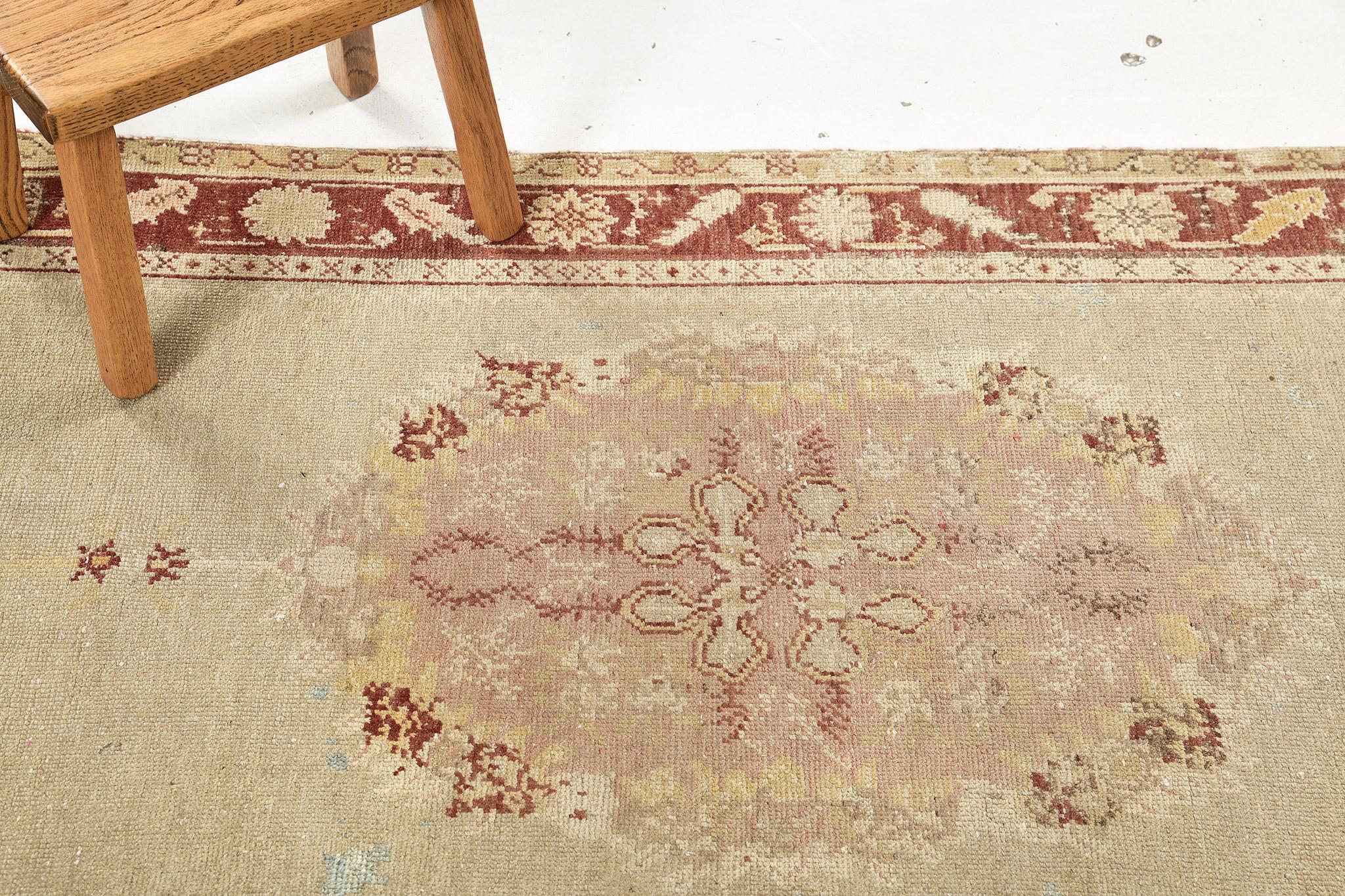 Noué à la main Mehraban - Tapis de couloir vintage turc d'Anatolie en vente