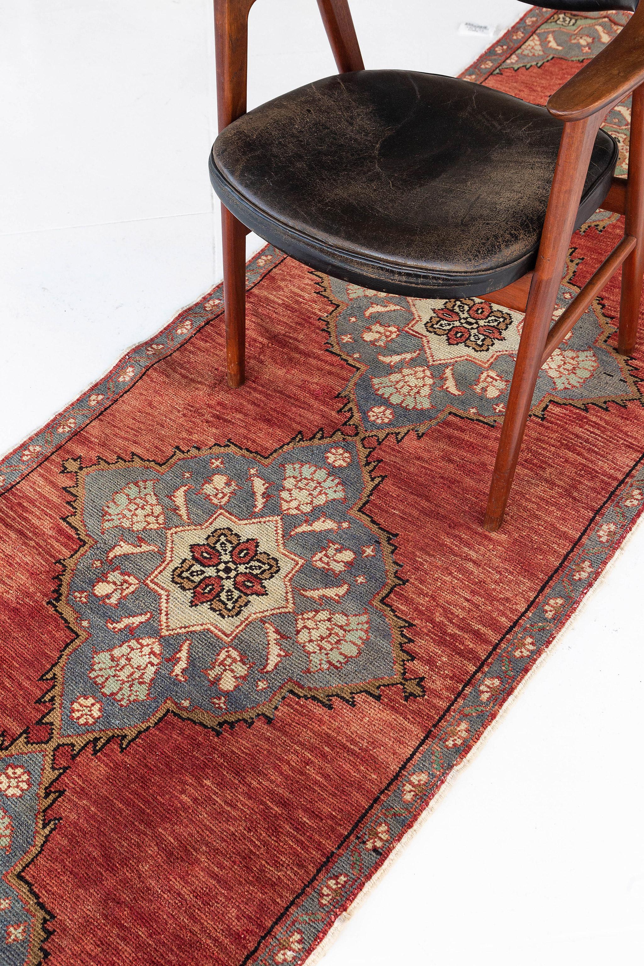 Mehraban - Tapis de couloir vintage turc d'Anatolie en vente 1