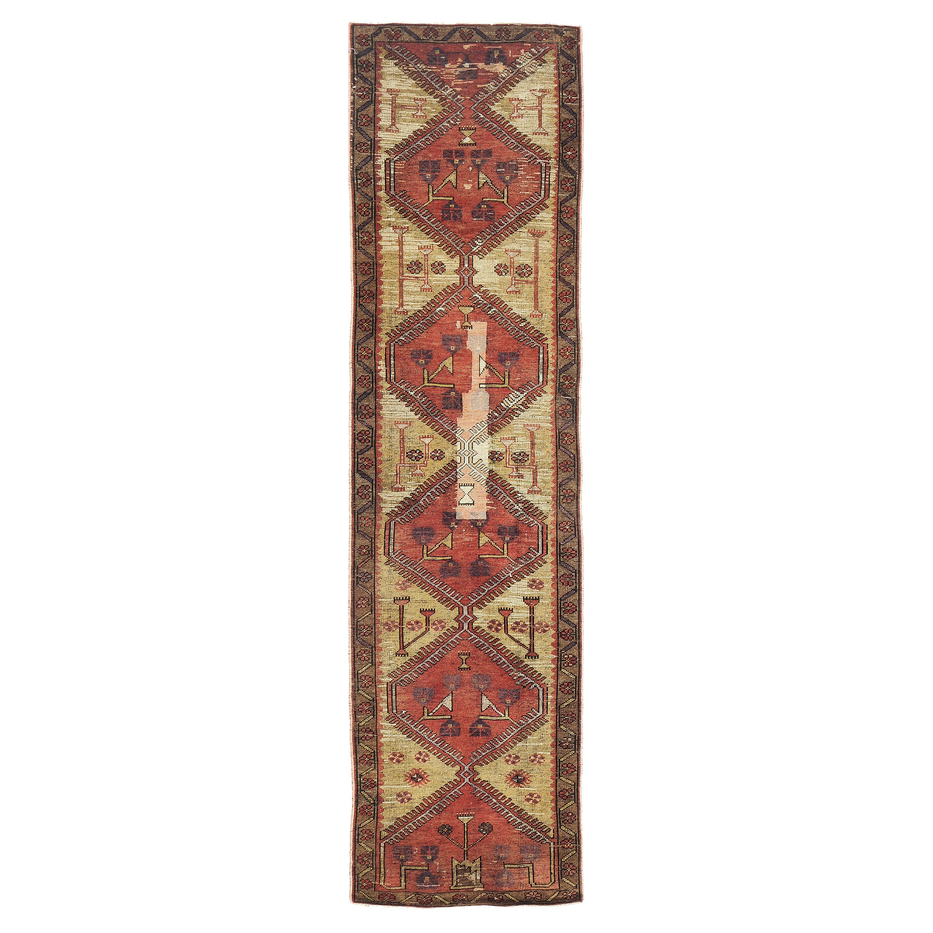 Mehraban Türkischer Anatolischer Vintage-Läufer