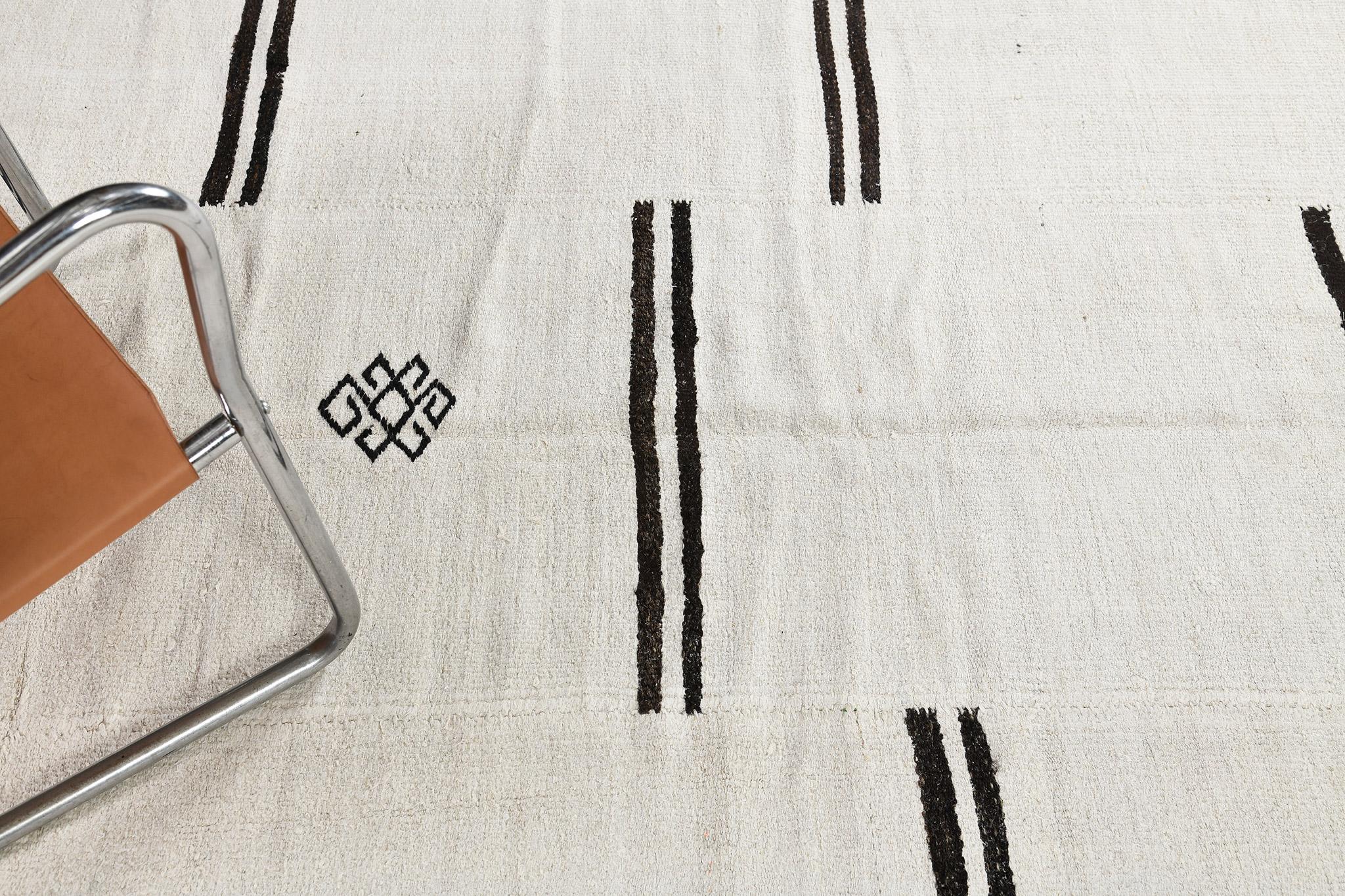 Mehraban Vintage Turkish Hemp Kilim For Sale 2