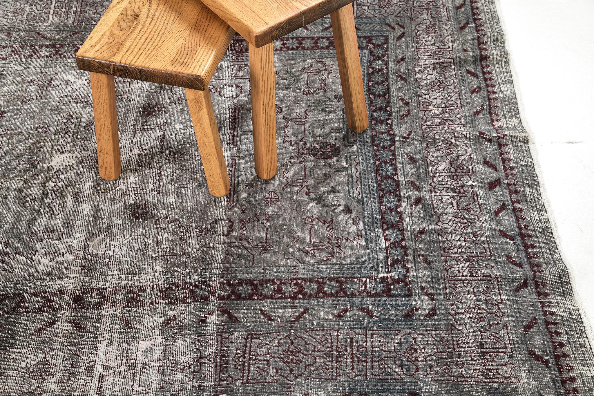Turc Mehraban - Overdye Khotan turc vintage en vente