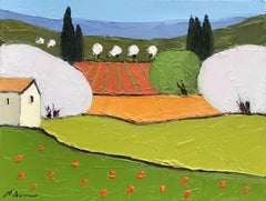 Orange Tulips, Painting, Oil on Canvas