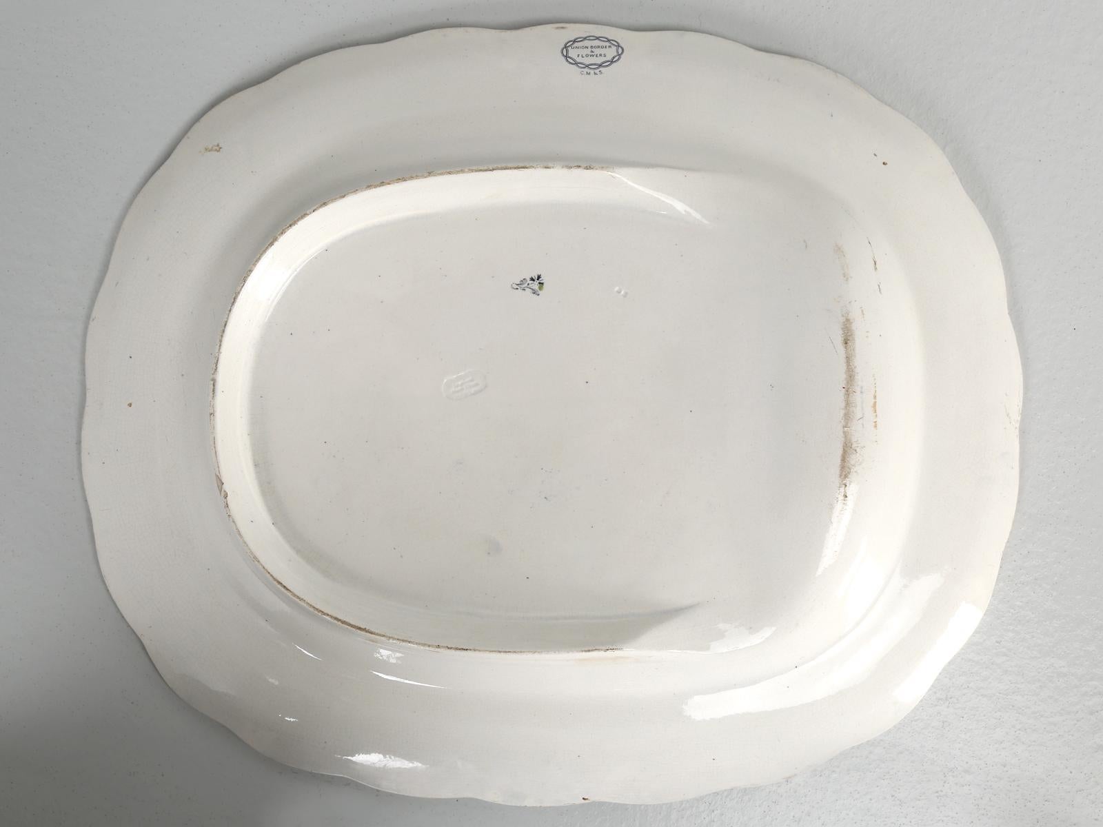 Meigh Very Large Turkey Platter, circa 1851-1861 en venta 6