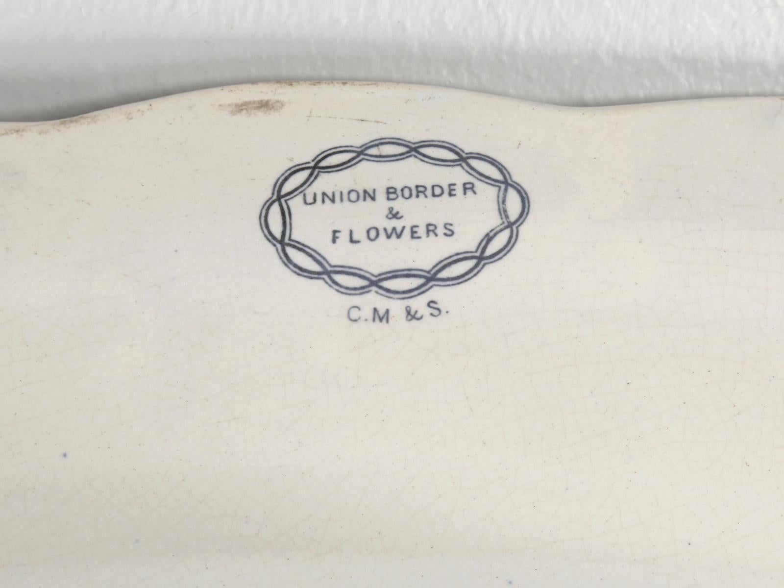 Meigh Very Large Turkey Platter, circa 1851-1861 en venta 7