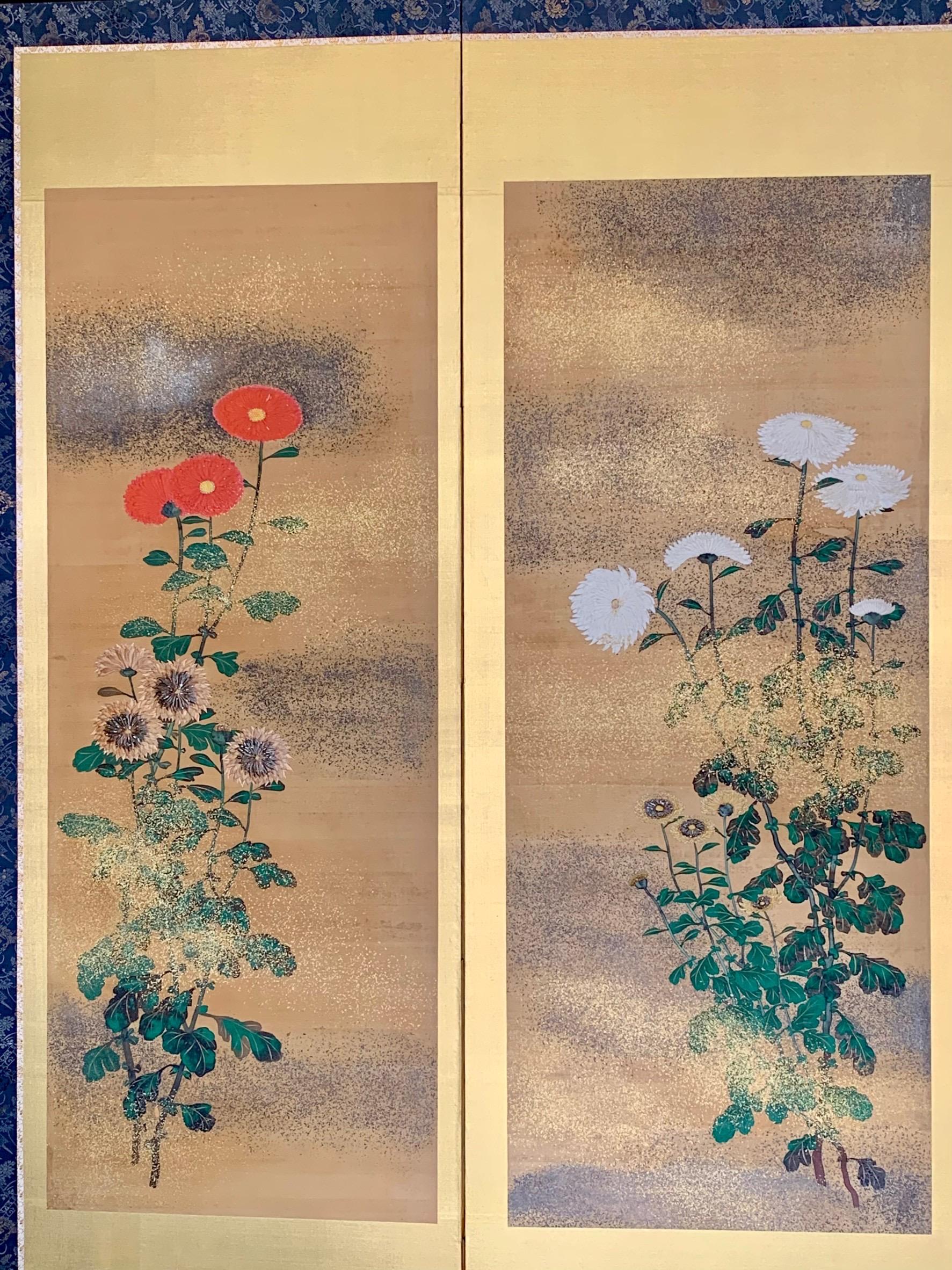 Meiji Chrysanthemum Masterpiece For Sale 5