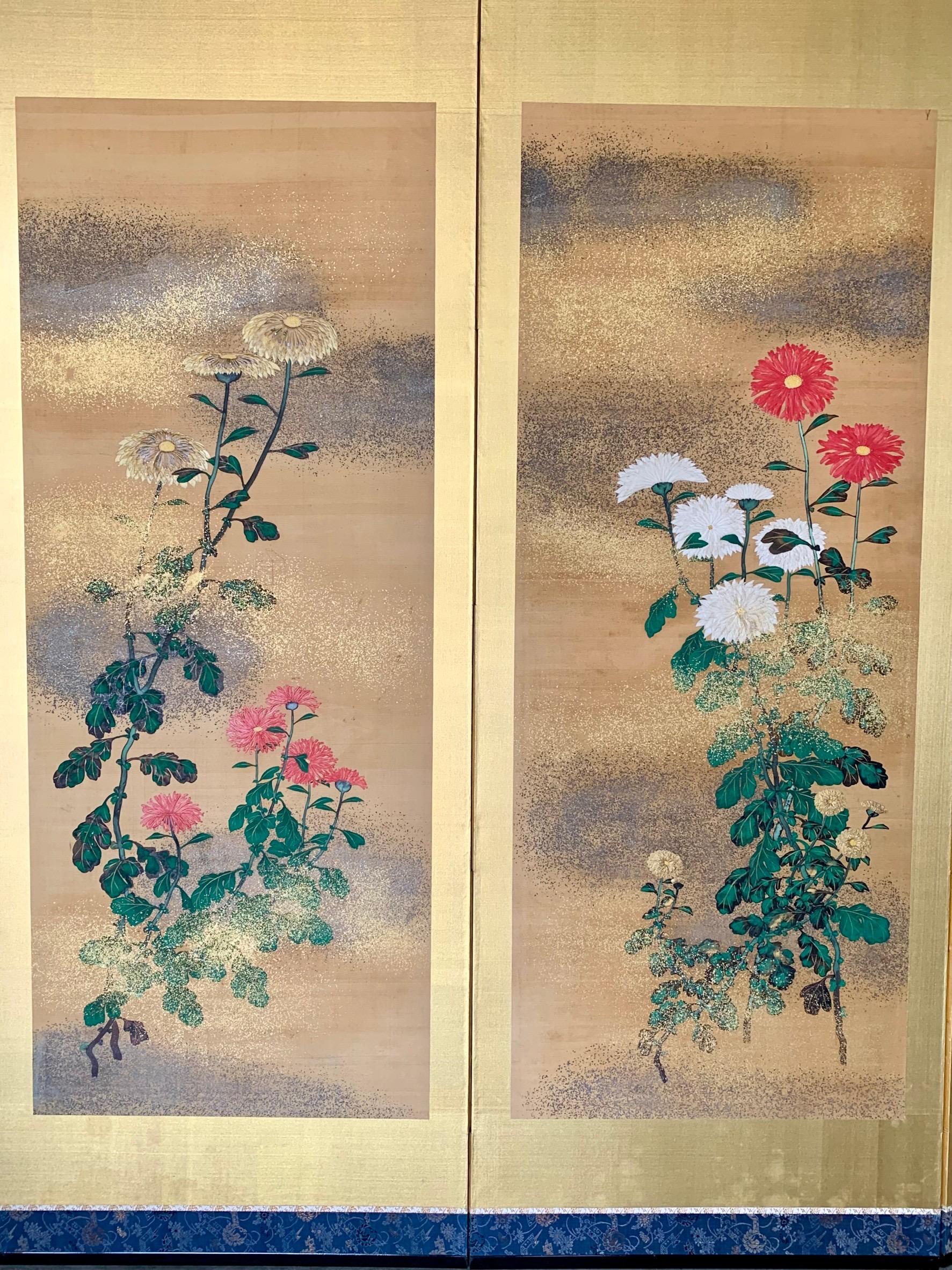Meiji Chrysanthemum Masterpiece For Sale 1