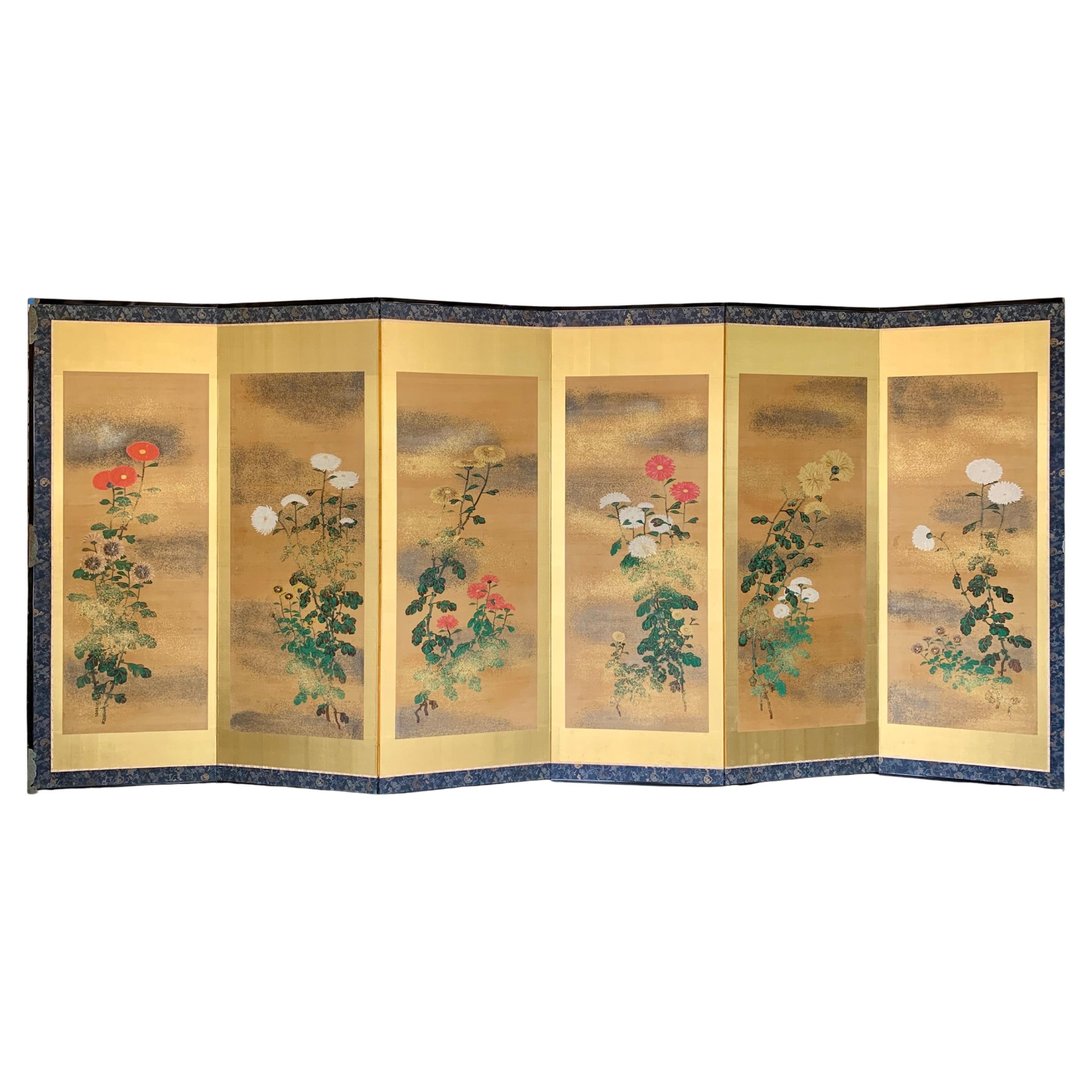 Meiji Chrysanthemum Masterpiece For Sale