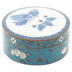 Vintage Meiji Era Japanese Cloisonne Enamel Vanity Box