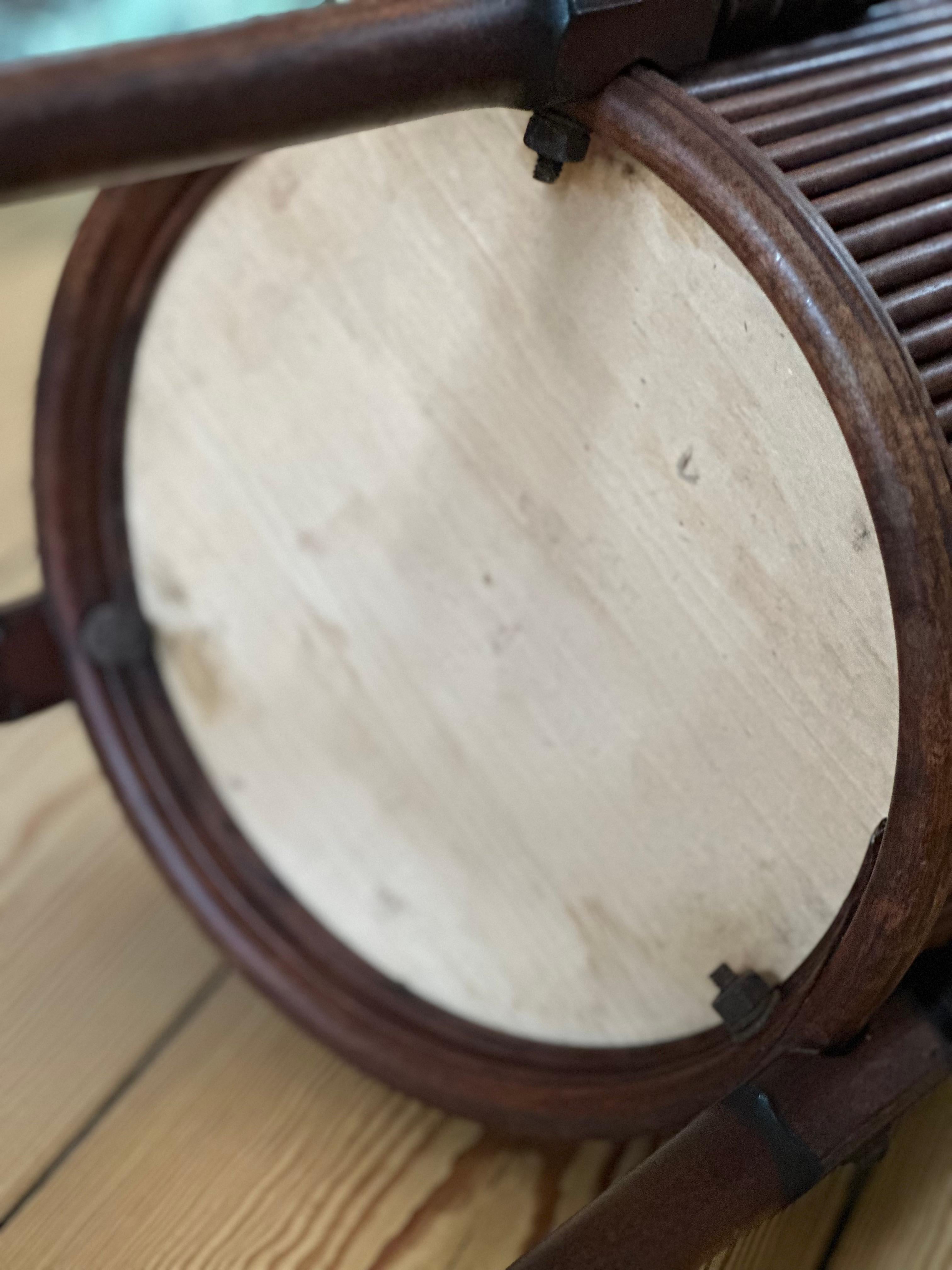 Meiji-Era Japanese Wooden Plant Pot – Timeless Elegance for Your Greene For Sale 11