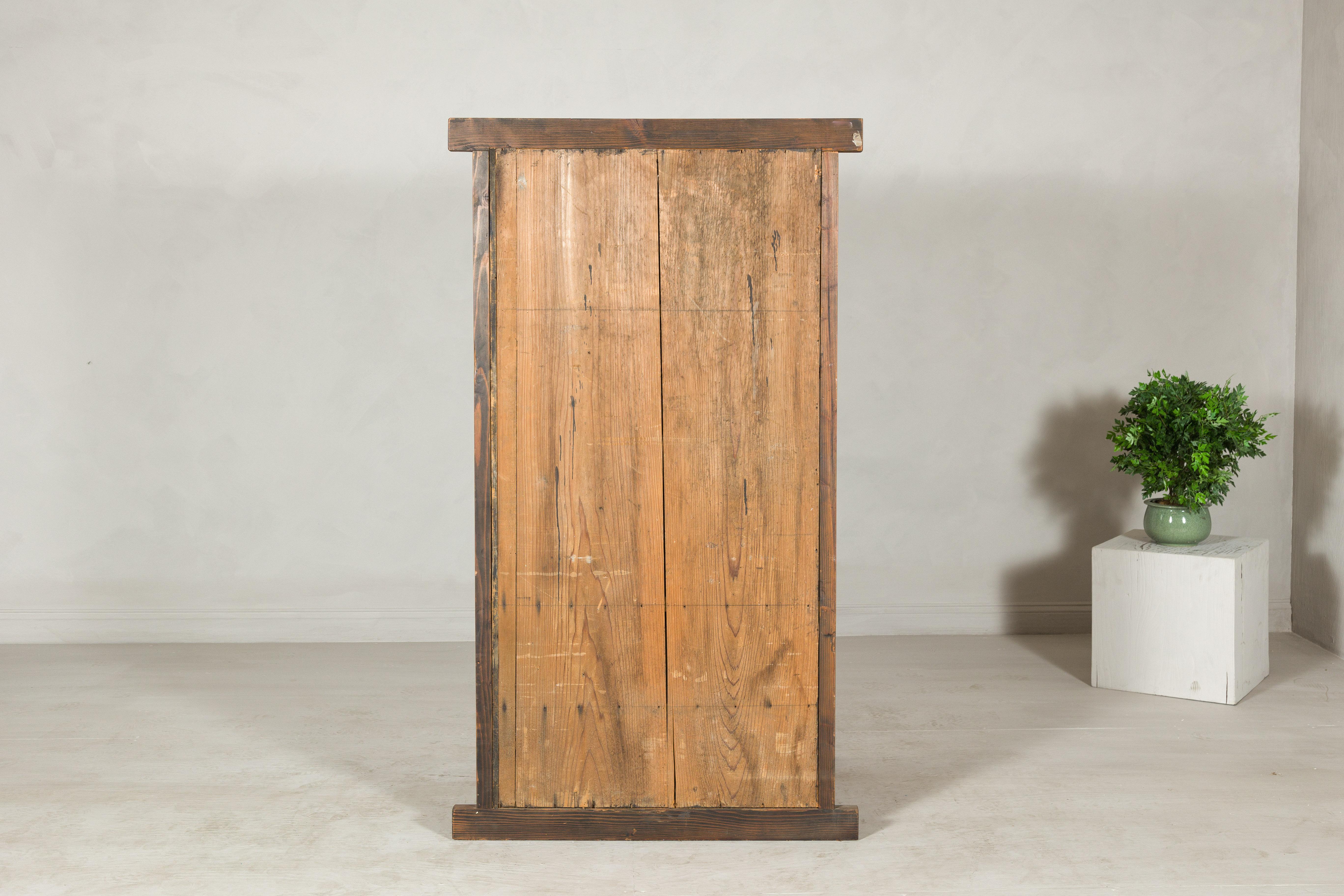 Meiji-era Mizuya Dansu, Circa 1900 – Japanese Kitchen Cabinet For Sale 6