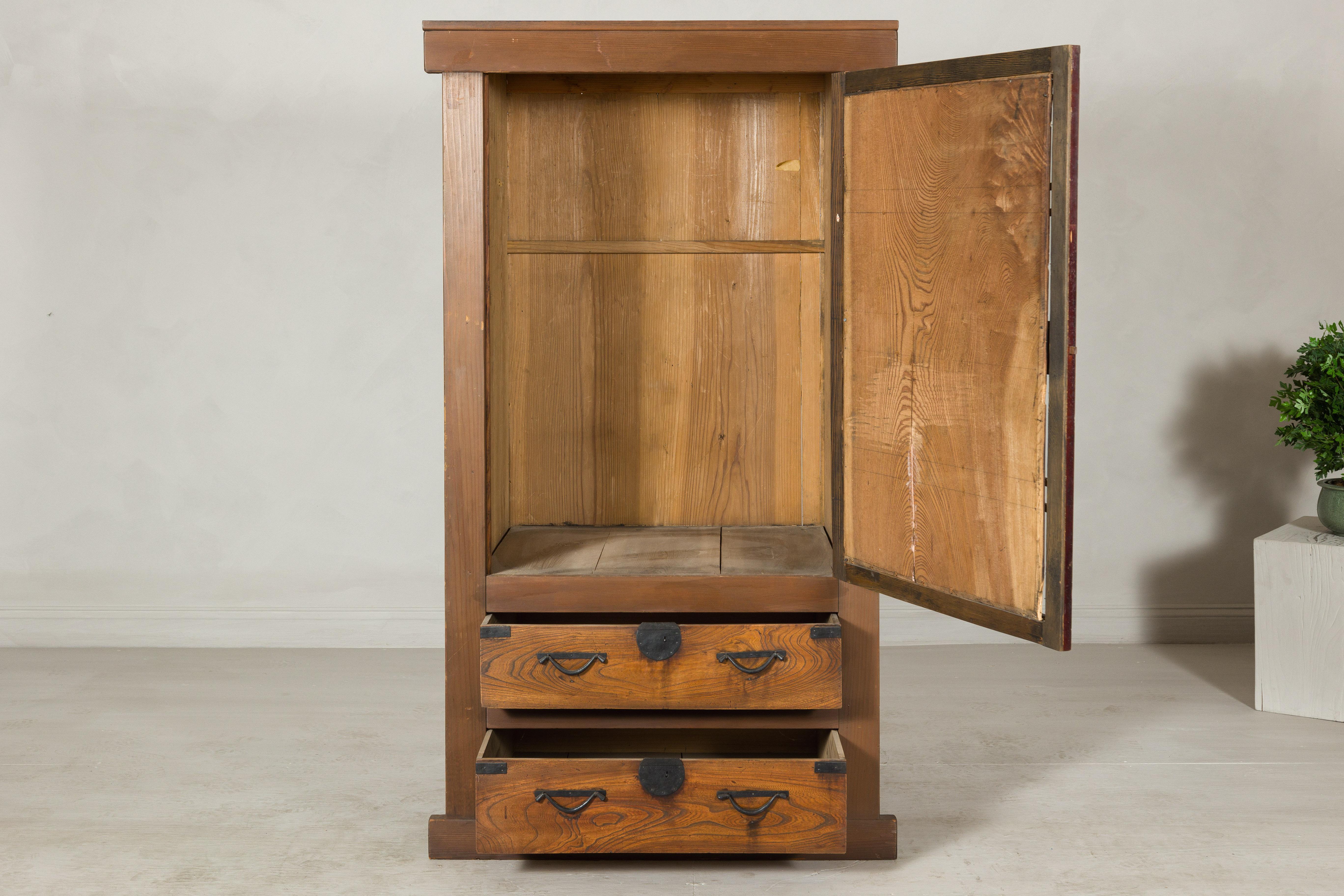 Meiji-era Mizuya Dansu, Circa 1900 – Japanese Kitchen Cabinet For Sale 3