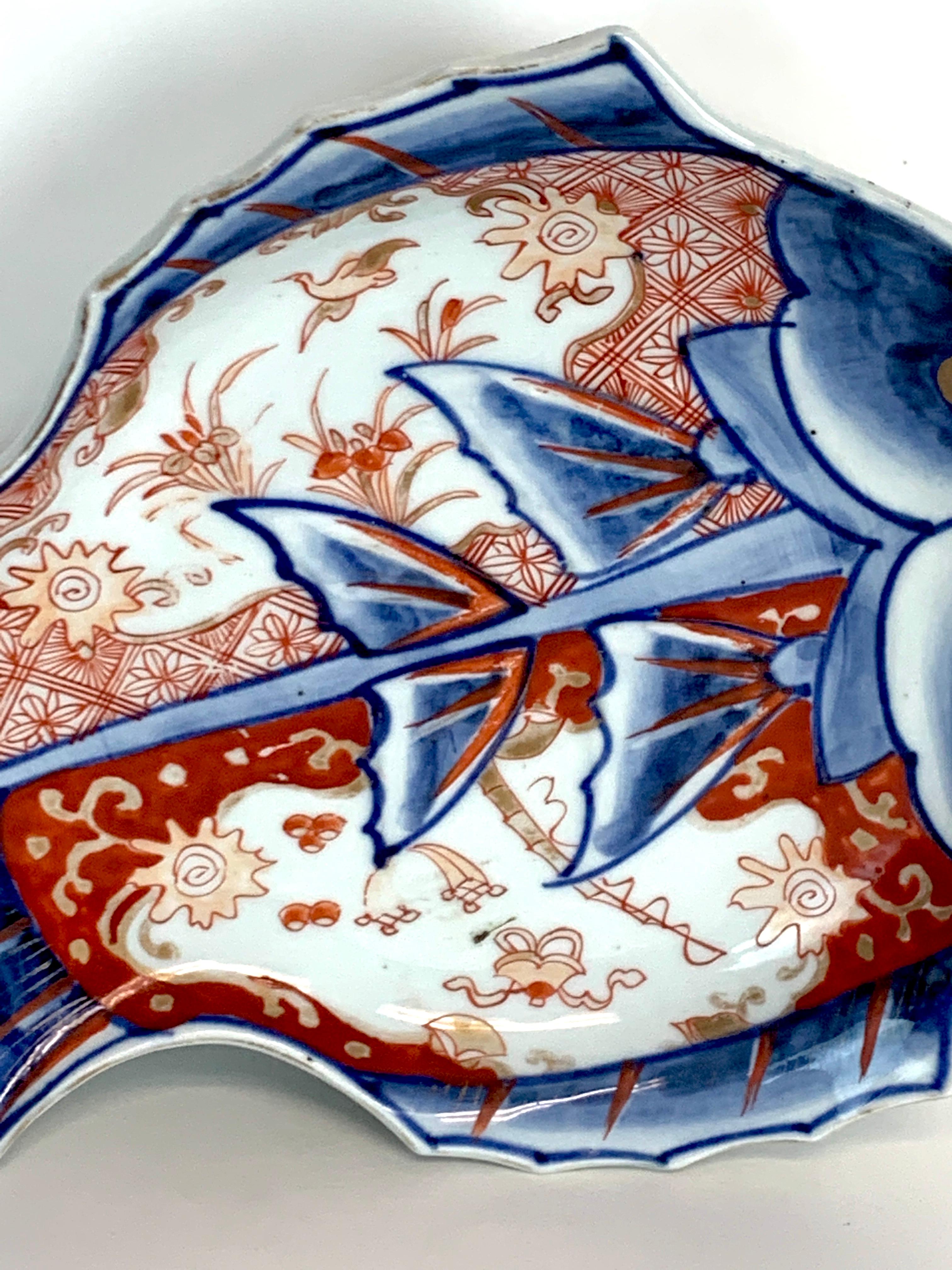 19th Century Meiji Imari Fish Plate II