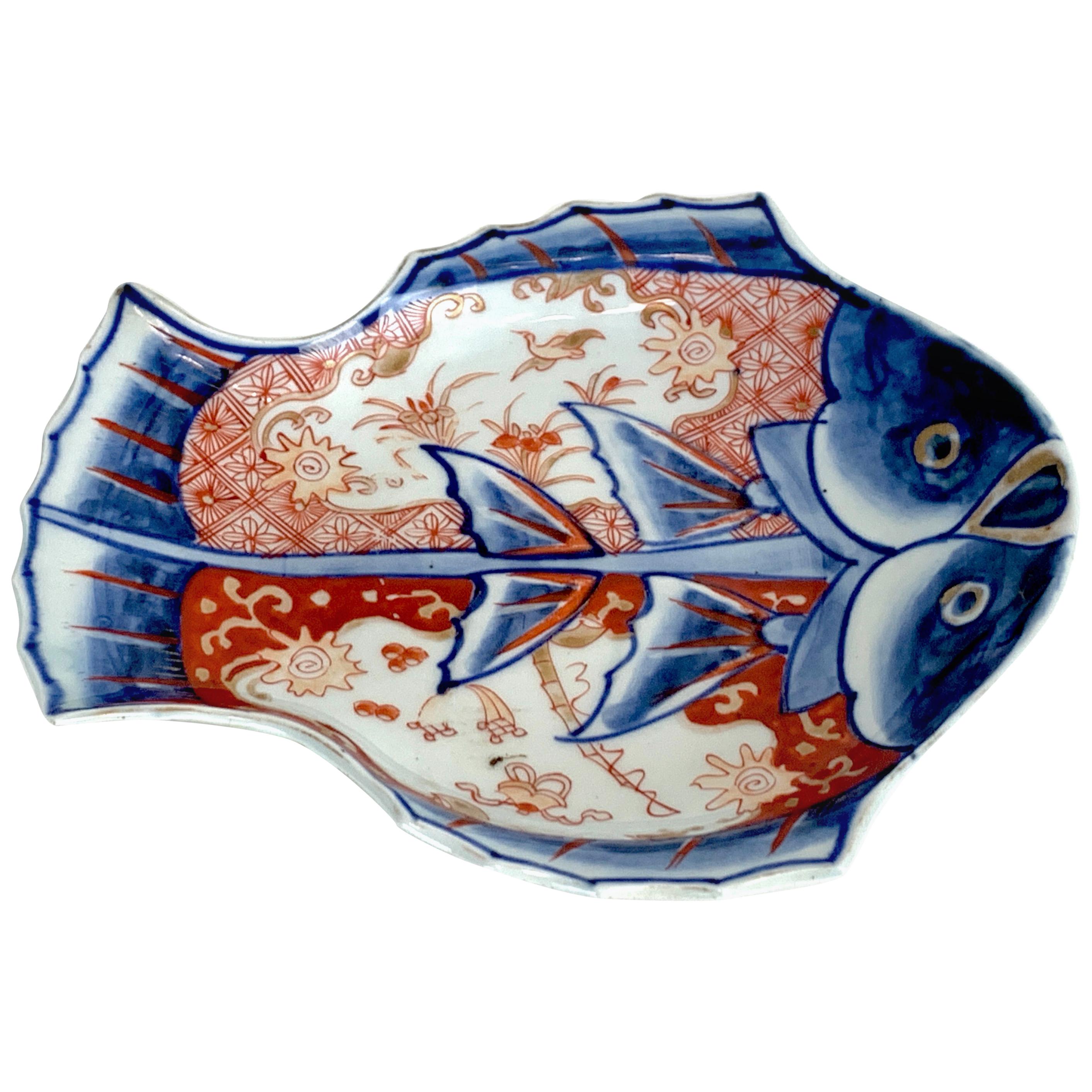 Meiji Imari Fish Plate II