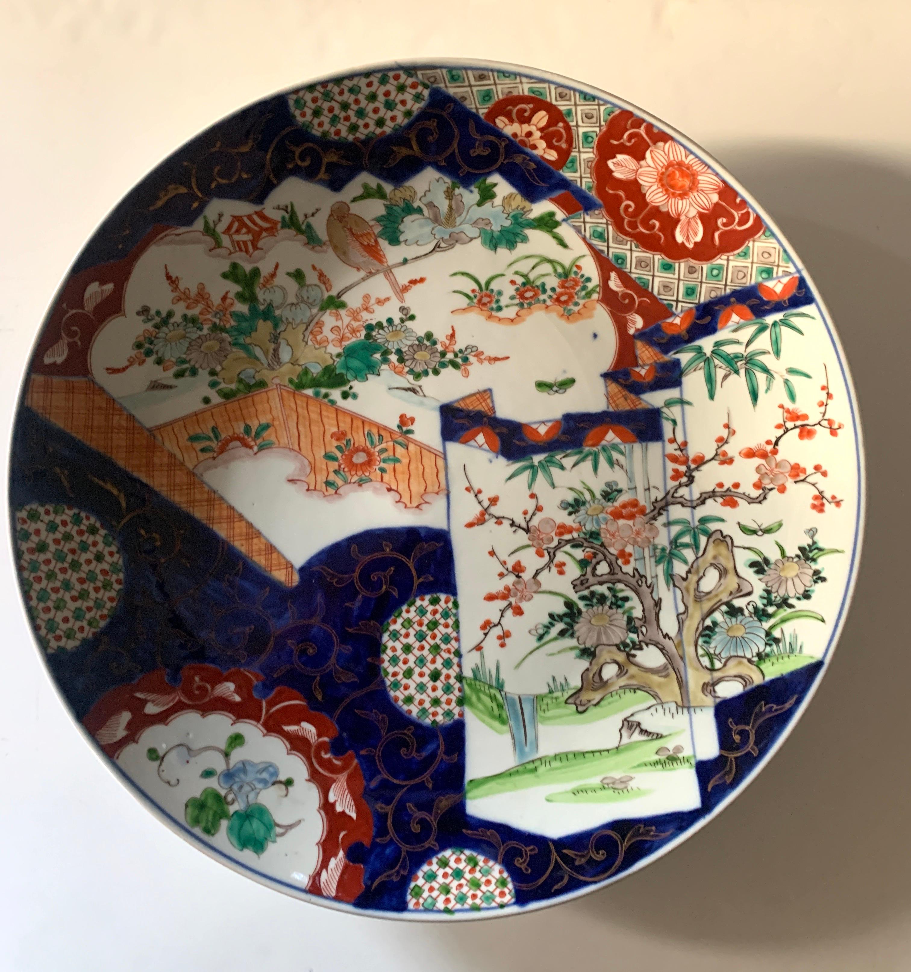 Meiji Japanese Porcelain Imari Charger For Sale 6