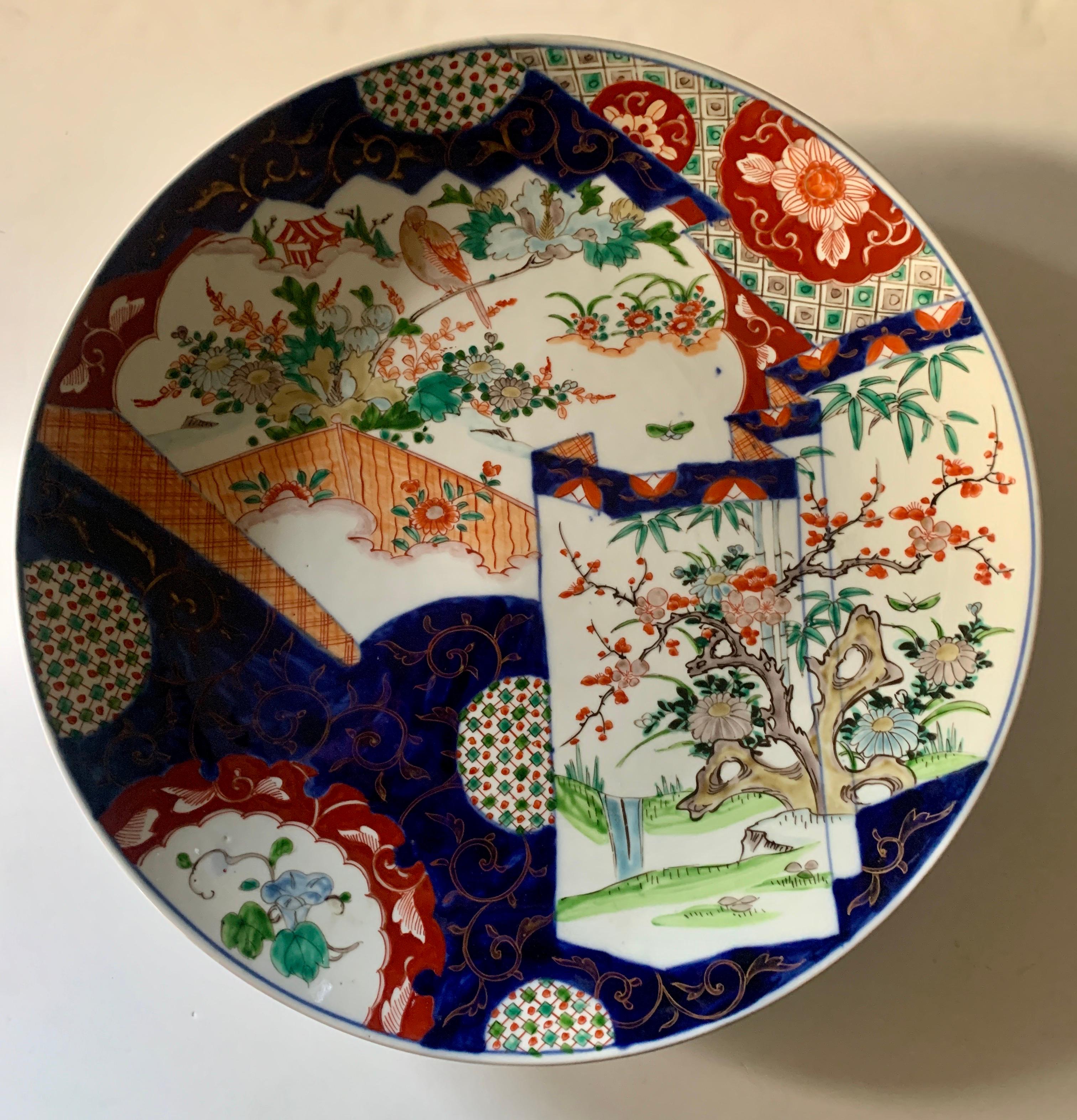 Meiji Japanese Porcelain Imari Charger For Sale 7