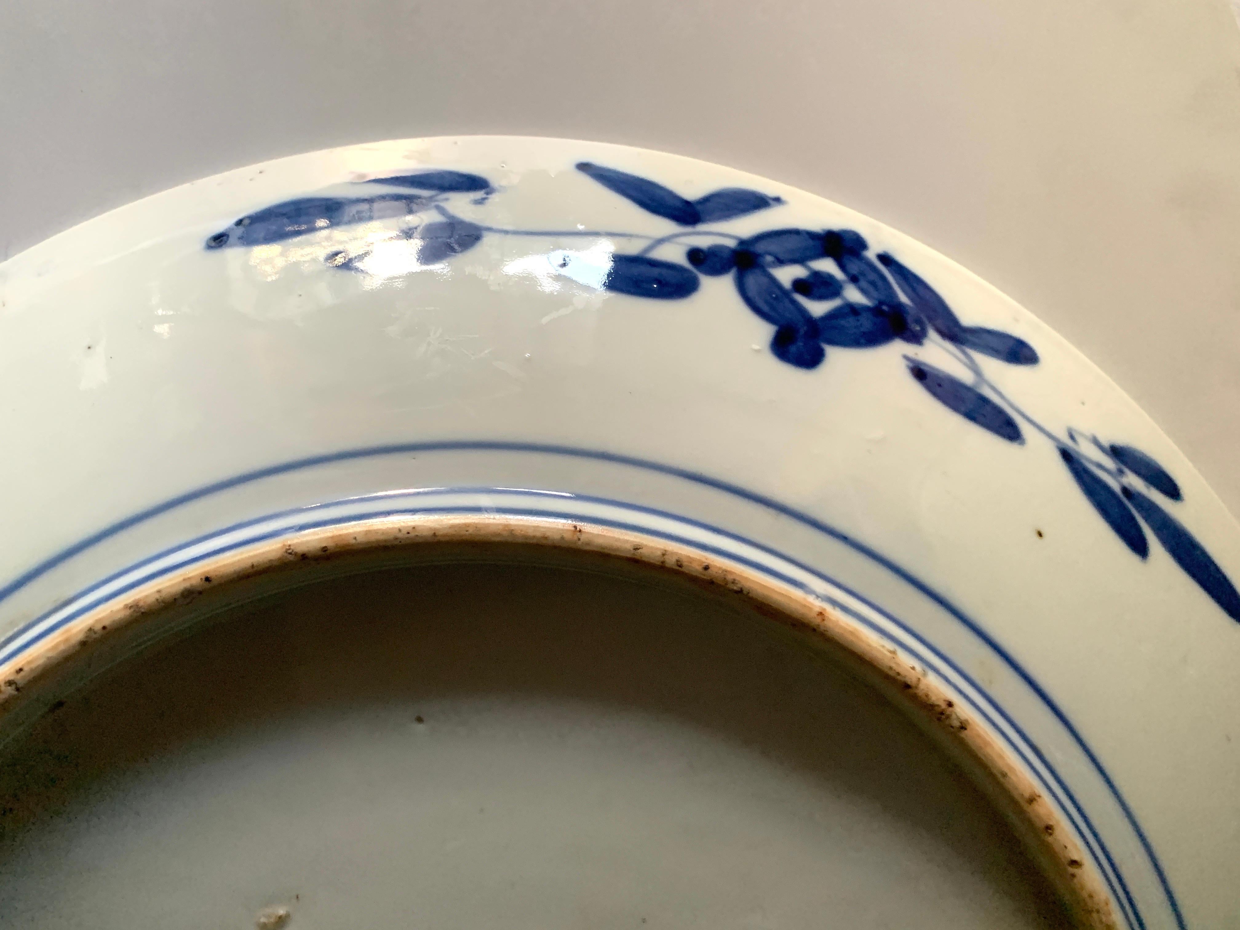 19th Century Meiji Japanese Porcelain Imari Charger For Sale