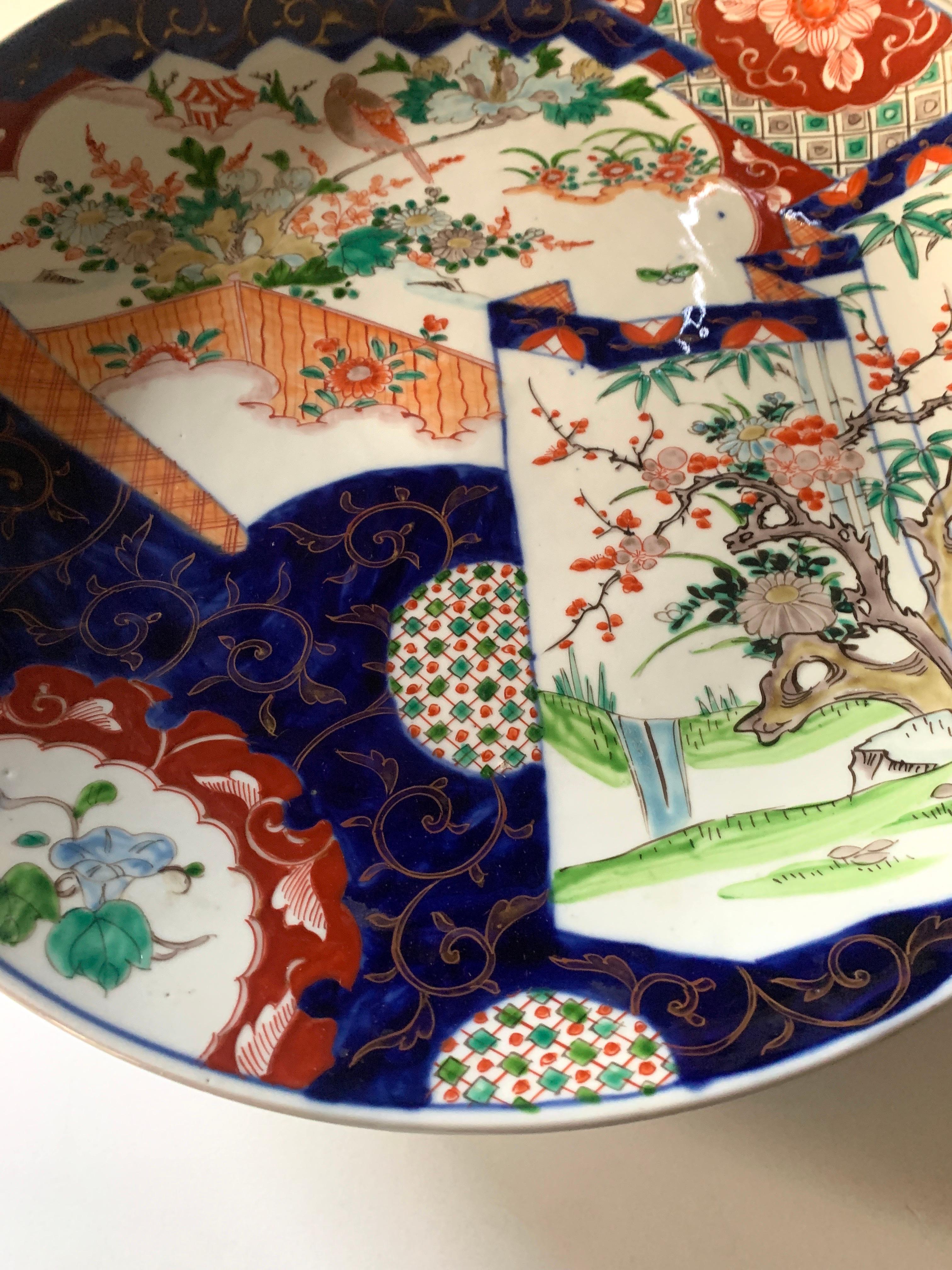 Meiji Japanese Porcelain Imari Charger For Sale 2