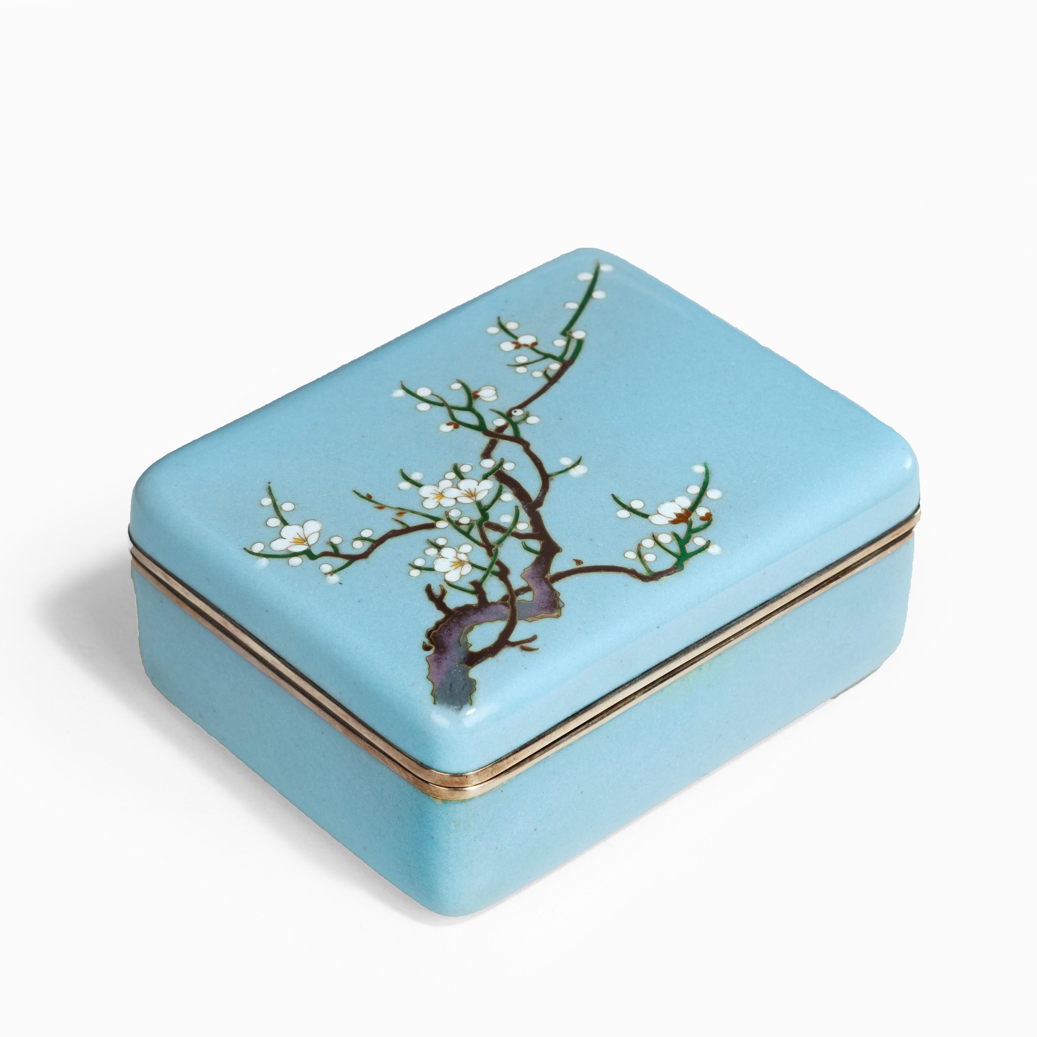 Meiji Period Cloisonné Box In Good Condition In Lymington, Hampshire