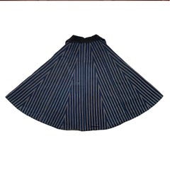 Meiji Period Cotton Kappa 'Rain Cape', Japan