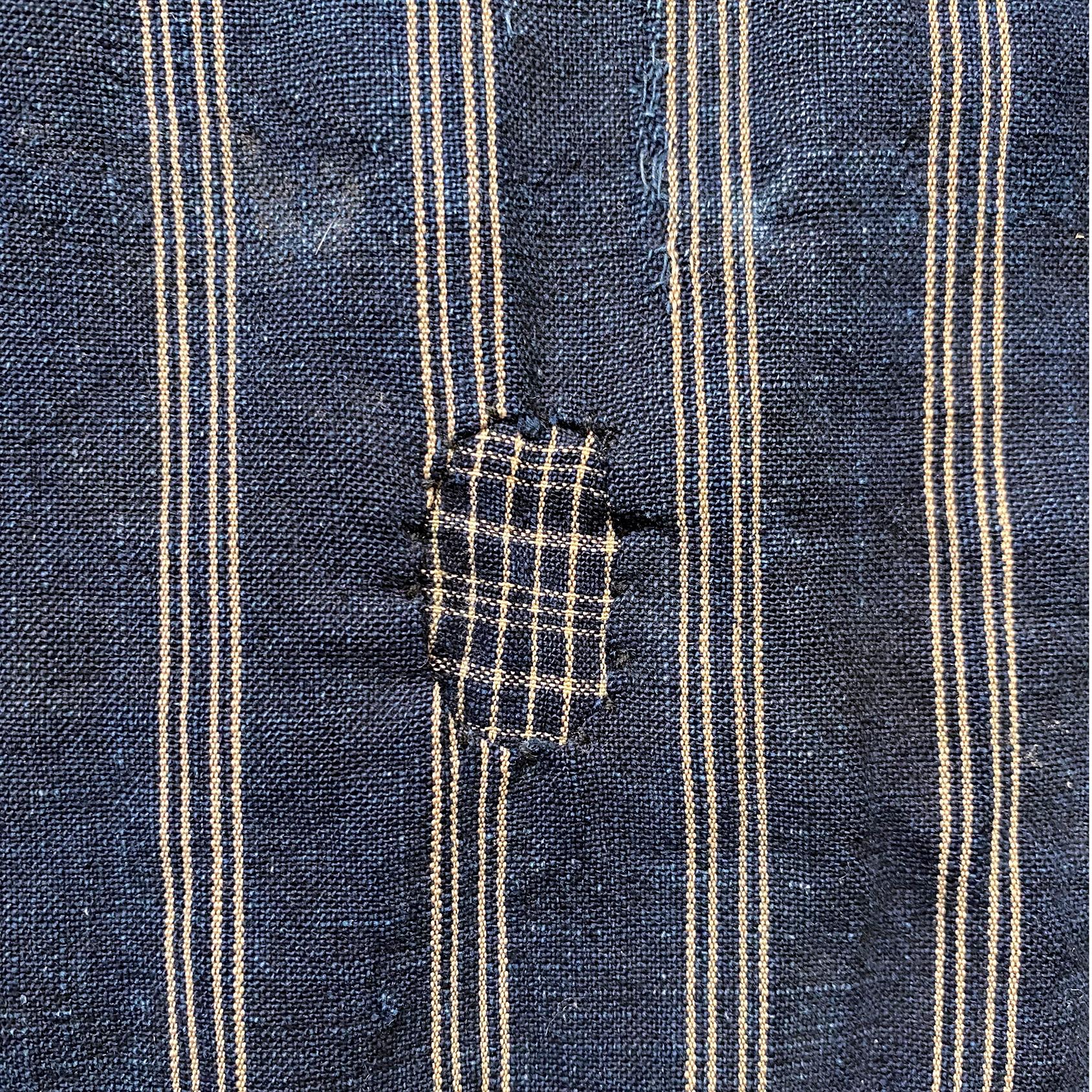 Hand-Woven Meiji Period Cotton Kappa 'Rain Cape', Japan