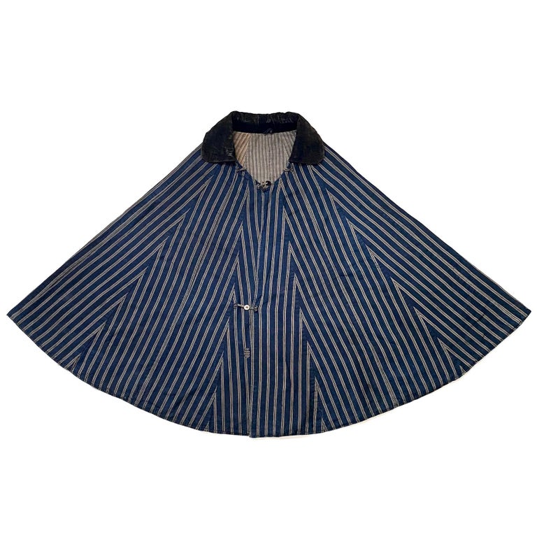 Meiji Period Cotton Kappa 'Rain Cape', Japan at 1stDibs | japanese cape, kappa  cape, japanese cloak