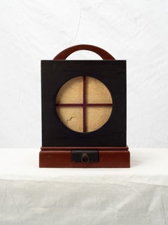 Meiji Period Japanese Ariake Andon Table Floor Lantern Lamp