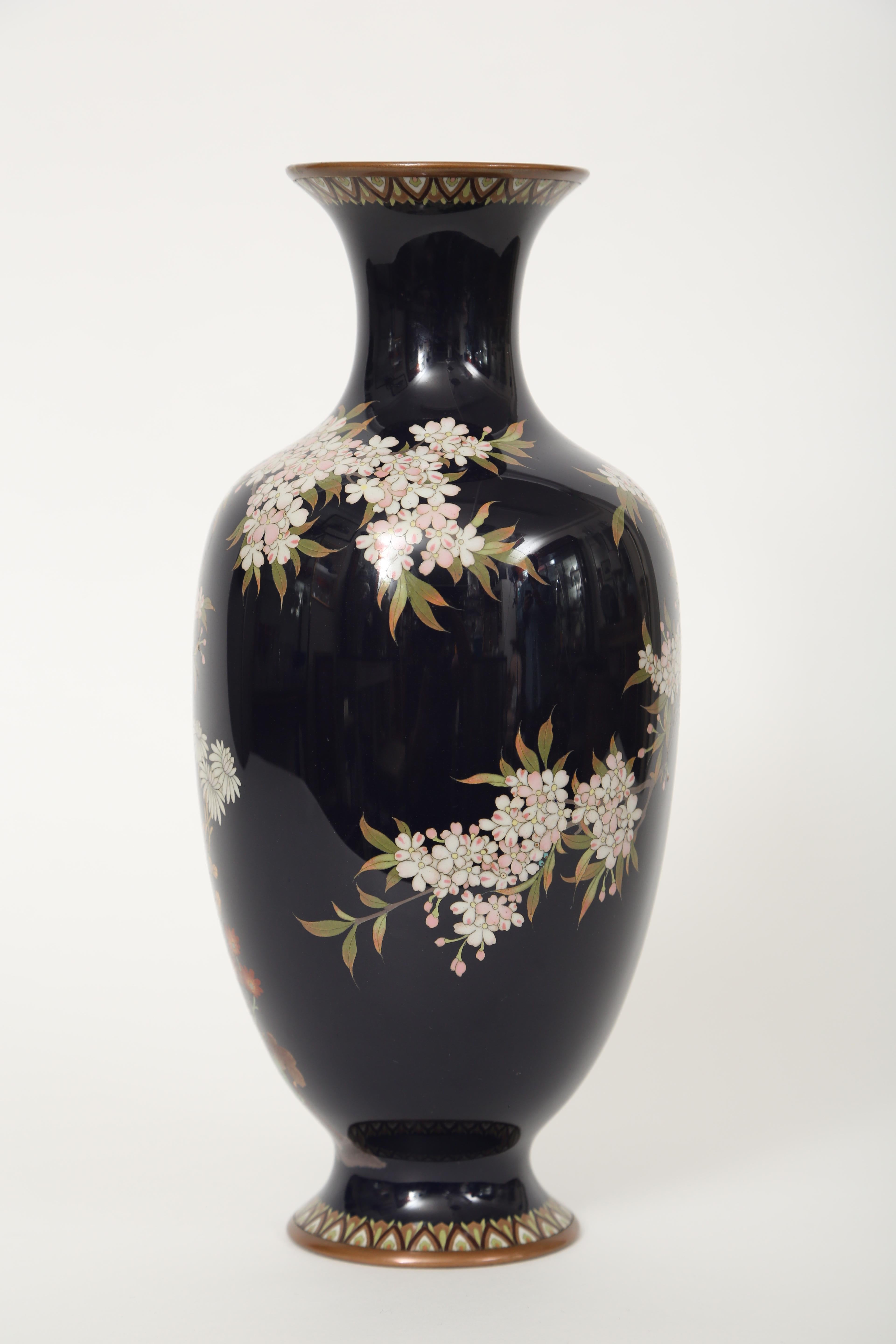 japanese cloisonne vase