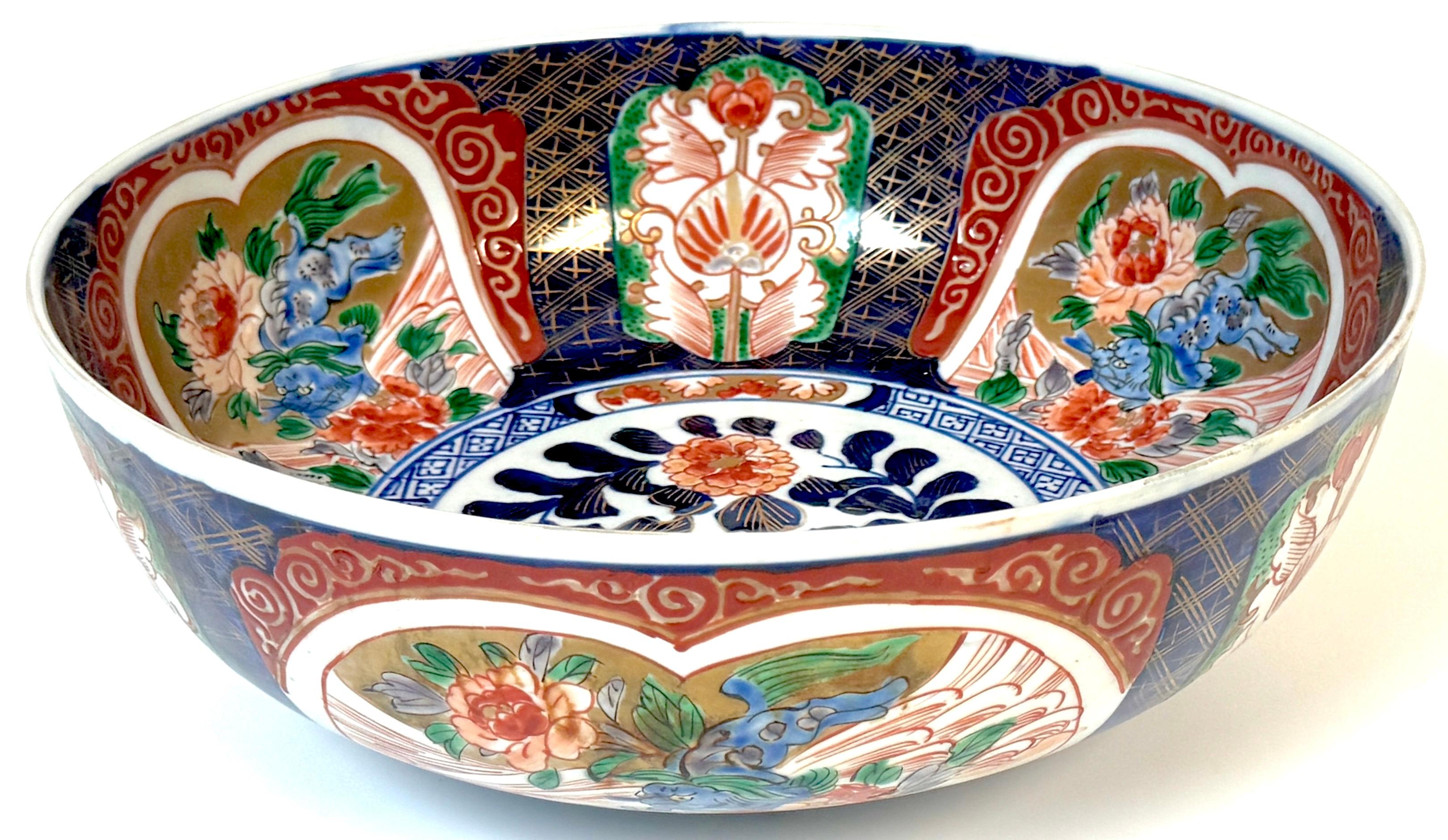 Meiji Period Japanese Imari Bowl Attributed to Fukagawa, Circa 1880 For Sale 6