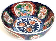 Meiji Period Japanese Imari Bowl Attributed to Fukagawa, Circa 1880
