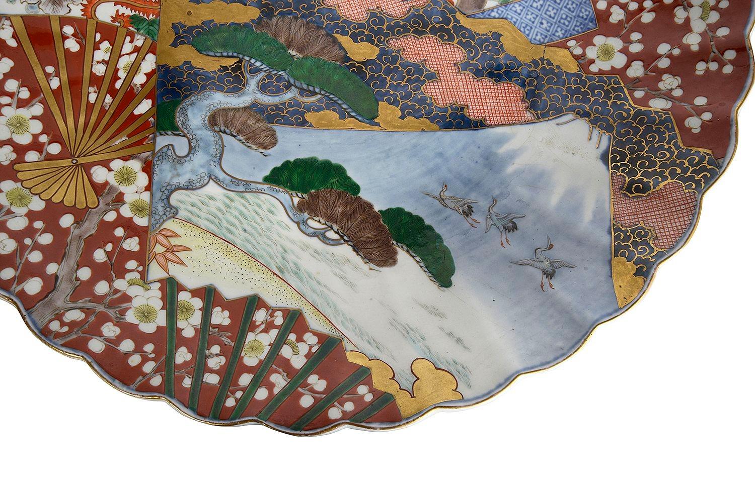 Periodo Meiji, cargador Imari japonés. Japonés en venta