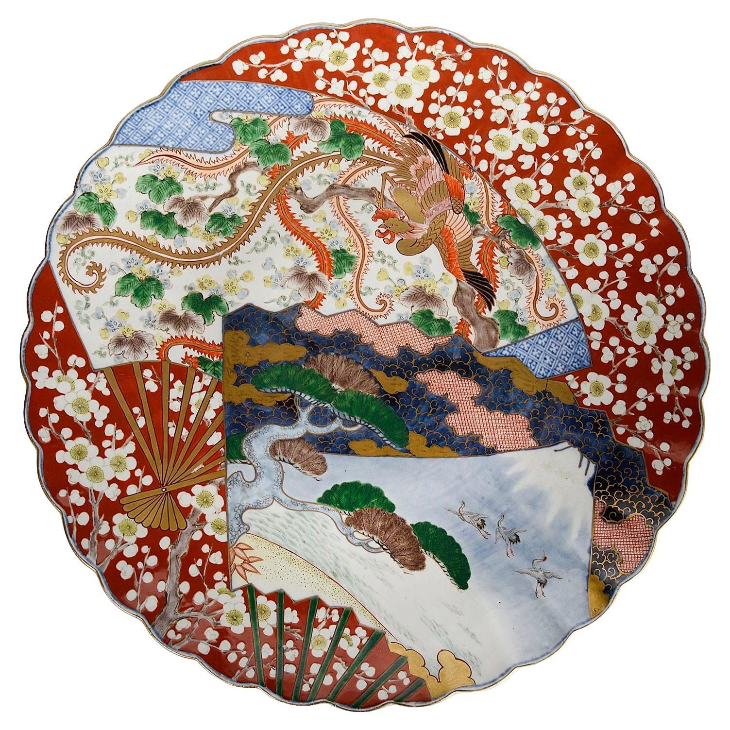 Periodo Meiji, cargador Imari japonés. en venta