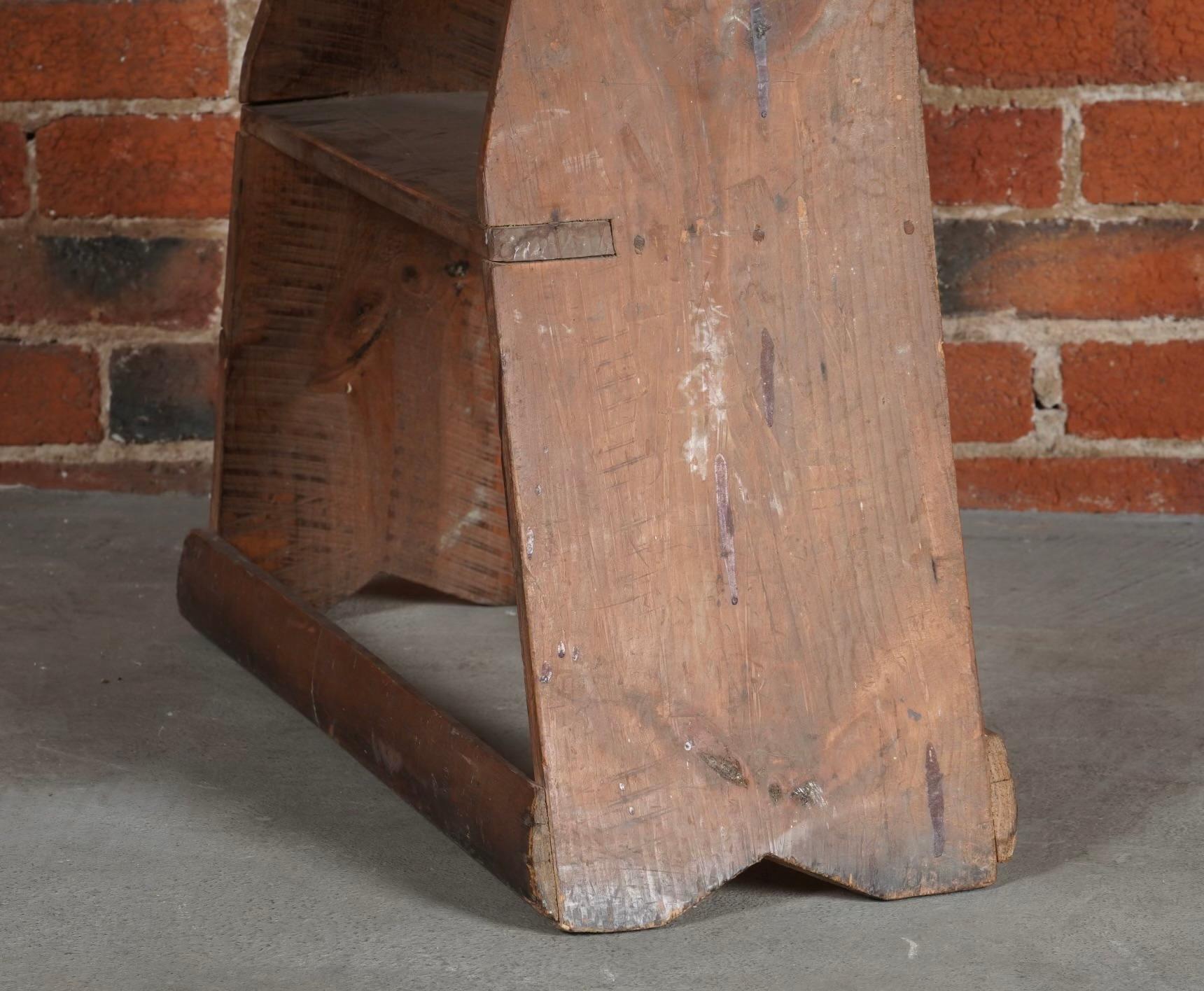 Tabouret de garde d'atelier japonais de la période Meiji, début du 20e siècle Bon état à Oakland, CA