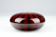 Meiji Period Paulownia Crest Maki-e Kashiki Candy Dish with Cover