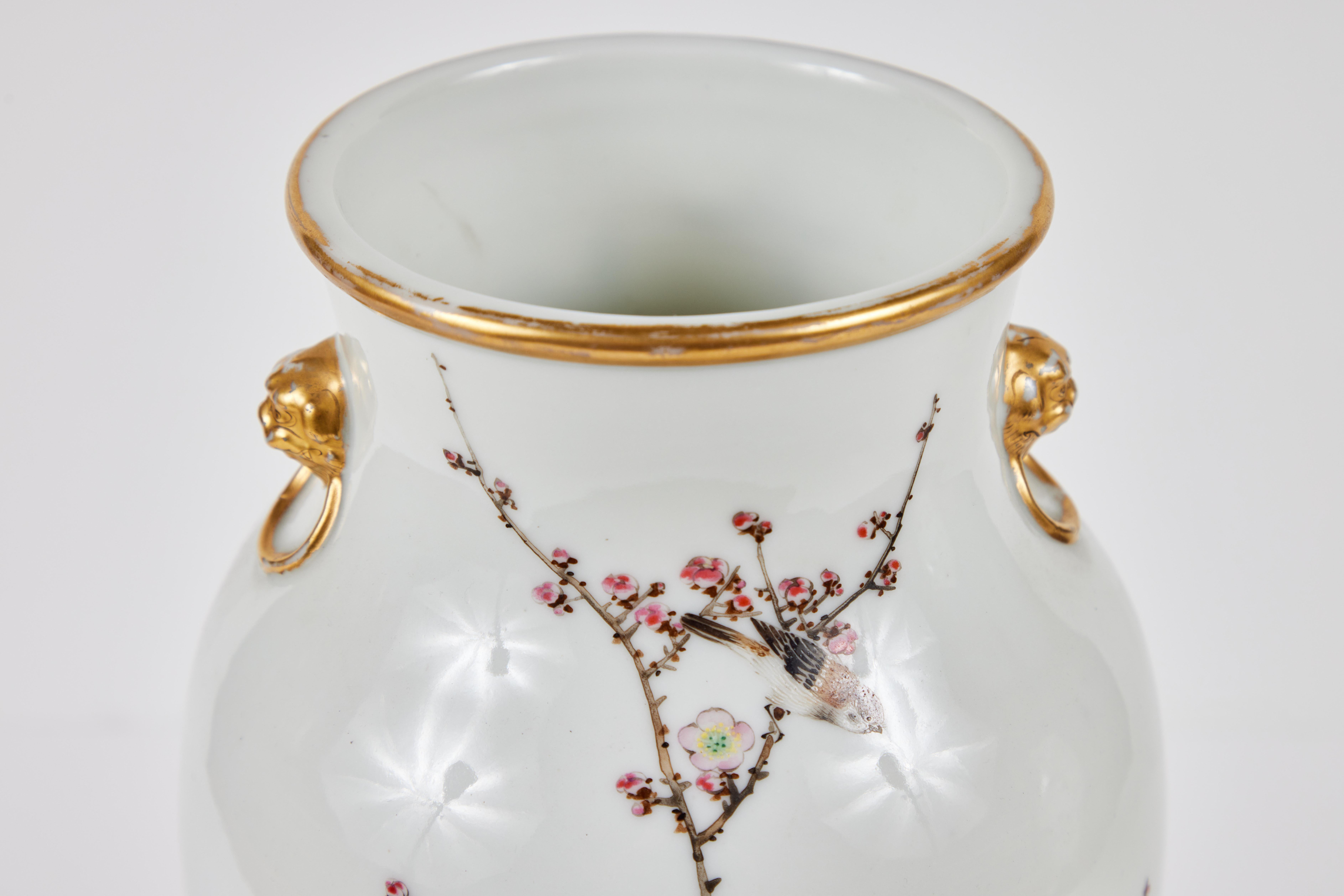 Japanese Meiji Period Porcelain Vases