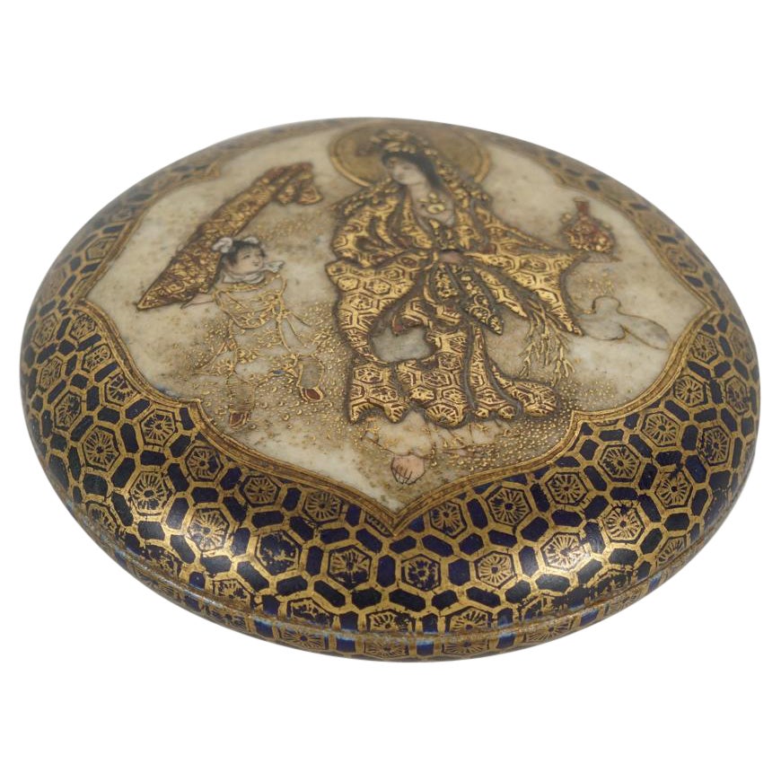 Boîte à patchs Satsuma de la période Meiji