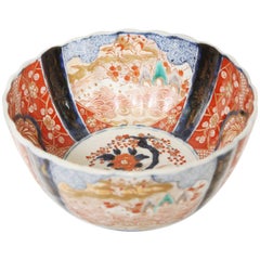 Meiji Period Scalloped Imari Bowl