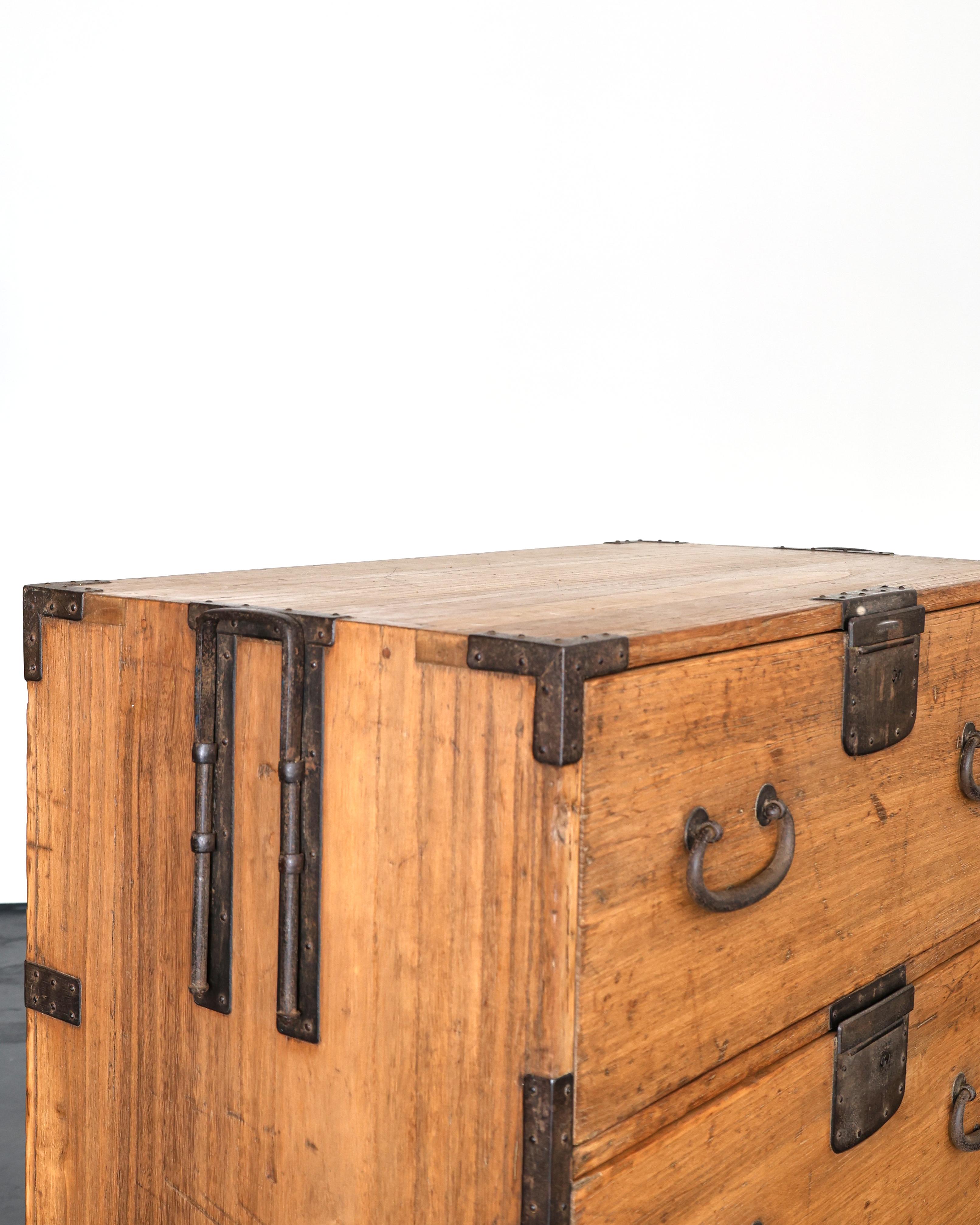 Japanese Meiji Period Tansu/Chest Of Drawers For Sale