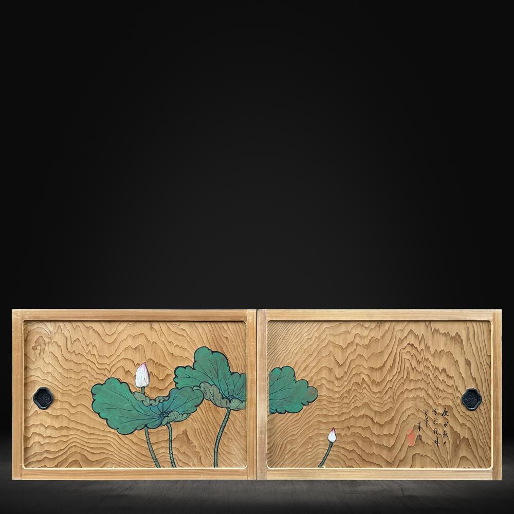 Porte per armadi del tempio buddista del periodo Meiji-Taisho in vendita 2