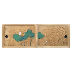 Meiji-Taisho Period Buddhist Temple Cabinet Doors