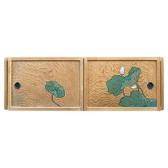 Meiji-Taisho Period Buddhist Temple Cabinet Doors