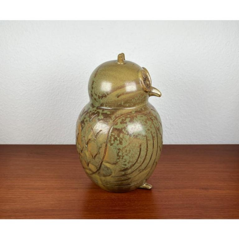 Meike Falck Nicolaisen, Large Mid-Century German Ceramic Owl Sculpture, 1960s For Sale 5