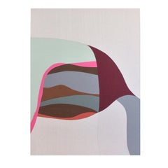 #goals,  Mixed fabrics, contemporary, abstract textile art