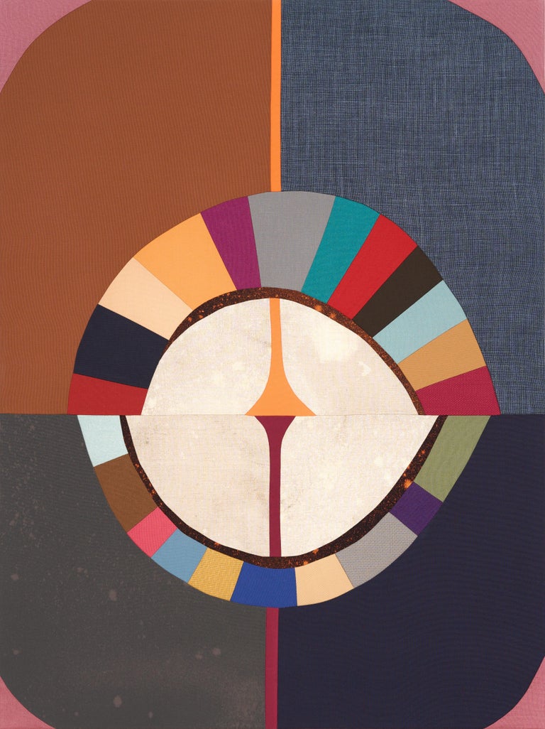 Meike Legler 'Jewels Of Life, ' Cotton fabric, linen, wool