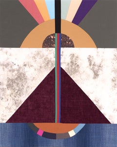 « Transcendence » - Tissu en coton, velours, polyester, laine, textile contemporain
