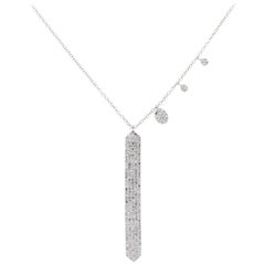 Meira T Diamond Pave Dagger Necklace