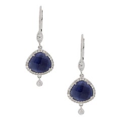 Meira T Sapphires and Diamond Drop Earrings