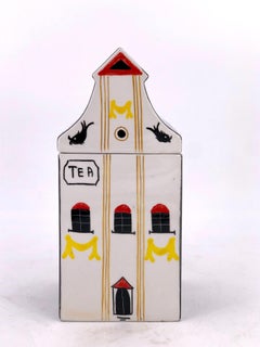 Meiselman Mancer Italian Ceramic Tea Canister Box