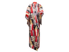Meisen Vintage Multicolor  Silk 1930s Kimono