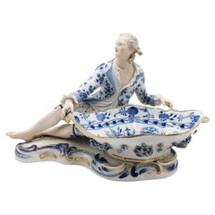 Figure en porcelaine de Meissen du 19ème siècle « Genttleman »