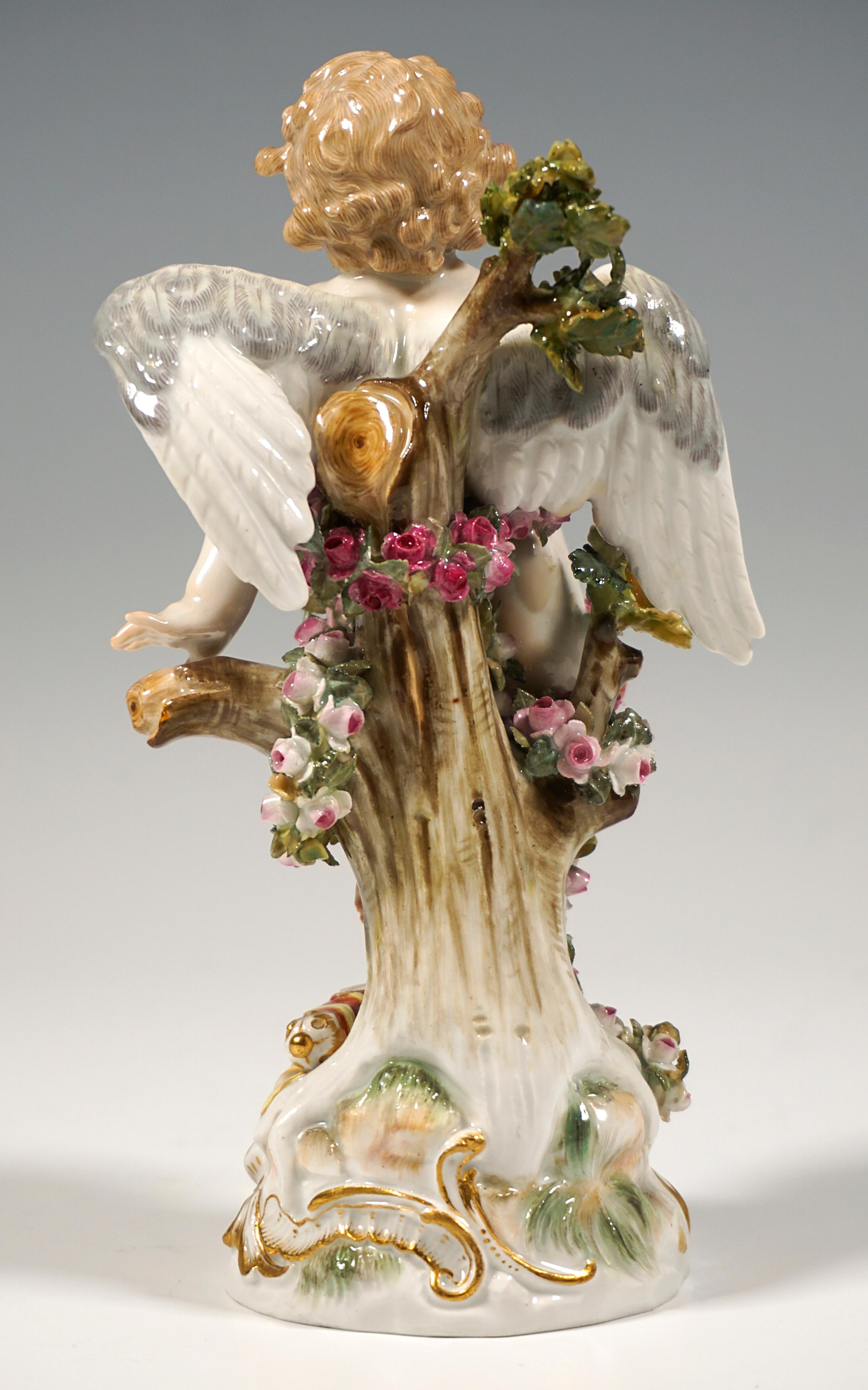 Début du 20ème siècle Figure de Meissen Art Nouveau « Up Cupid » de Paul Helmig, Allemagne, vers 1900